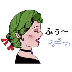 [LINEスタンプ] かわいい魔女のミレーヌ〜優しい日本語〜の画像（メイン）