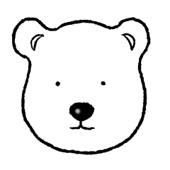 [LINEスタンプ] 白クマさんだ