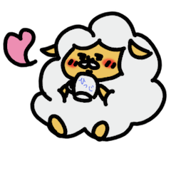 [LINEスタンプ] ひつじ君の日常