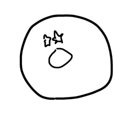 [LINEスタンプ] 白顔
