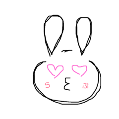 [LINEスタンプ] う さ ぎ