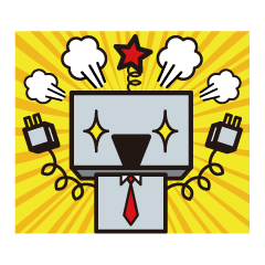 [LINEスタンプ] ロボ社員