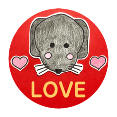 [LINEスタンプ] 黒ラブ犬「ちゃま」2