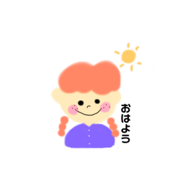 [LINEスタンプ] ふんわり女の子スタンプ