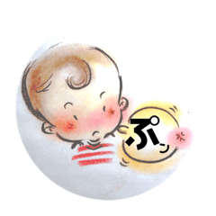 [LINEスタンプ] ホッ！とするbabyのひとこと