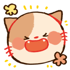 [LINEスタンプ] くいしんぼうなねこさんスタンプ