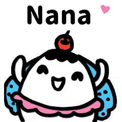 [LINEスタンプ] Missブビの名前スタンプ – Nana