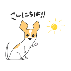 [LINEスタンプ] パーティカラー チワワの日常スタンプ！