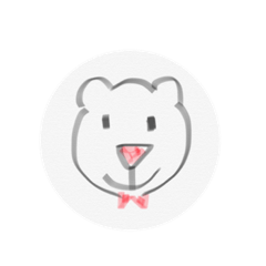 [LINEスタンプ] 赤鼻のクマ