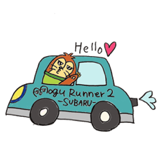 [LINEスタンプ] モグランナー2