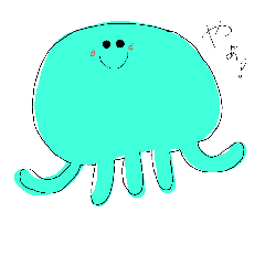 [LINEスタンプ] 日常生活をゆるくらげと一緒に。