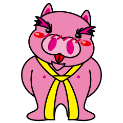 [LINEスタンプ] 豚田快のオトナ放浪記