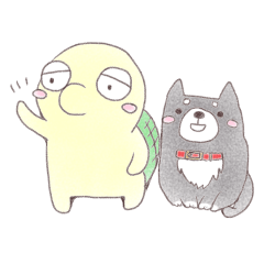 [LINEスタンプ] ラックルさんとうちのポロ