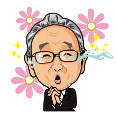 [LINEスタンプ] 白髪眼鏡紳士