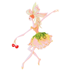 [LINEスタンプ] 花の妖精バレリーナ