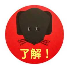 [LINEスタンプ] 黒ラブ犬「ちゃま」5