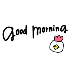 [LINEスタンプ] 日常英会話【シンプルver.】