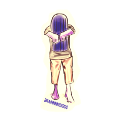 [LINEスタンプ] 先輩はハロウィンが好き...たぶん