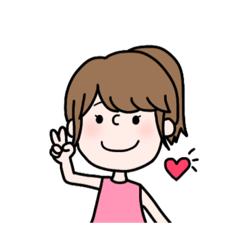 [LINEスタンプ] ピロコちゃん