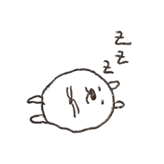 [LINEスタンプ] まるい気分屋