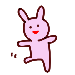 [LINEスタンプ] うさぎのパーティ