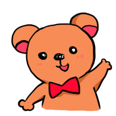 [LINEスタンプ] 元気なくま