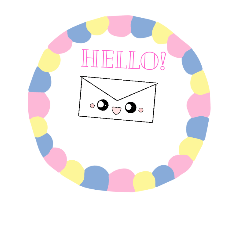 [LINEスタンプ] 可愛いお手紙スタンプ