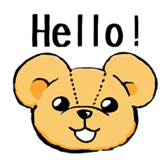 [LINEスタンプ] テディベアのテディ