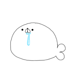 [LINEスタンプ] もちもちあざらし。 1