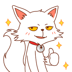 [LINEスタンプ] シロとキキ