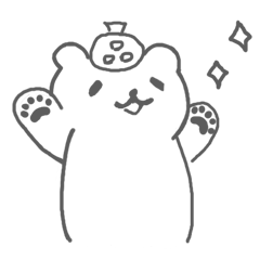 [LINEスタンプ] 暑さに弱いしろくまスタンプ