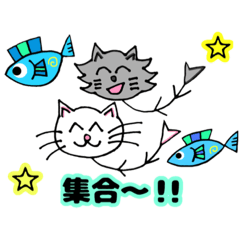 [LINEスタンプ] おさかニャ＆フレンズ 8