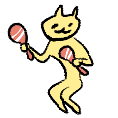 [LINEスタンプ] ぐうたらにゃんにゃん