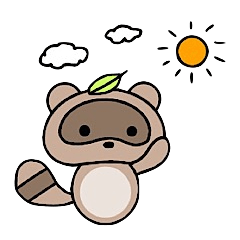 [LINEスタンプ] たぬぽんぽこ