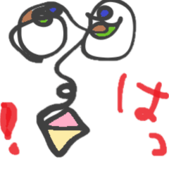 [LINEスタンプ] 一筆書きな人①