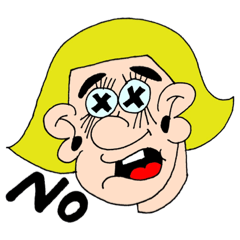 [LINEスタンプ] yellow-girl