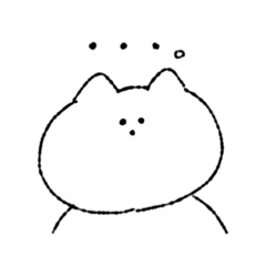 [LINEスタンプ] まがお ねこ
