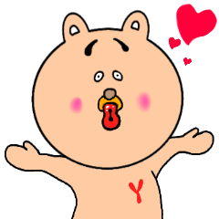 [LINEスタンプ] くまのユッサン(♀)vol2