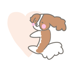 [LINEスタンプ] キャバリアわんこの日常