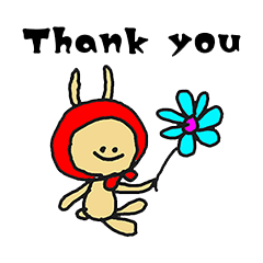 [LINEスタンプ] かわいい「うさずきん」のスタンプ集