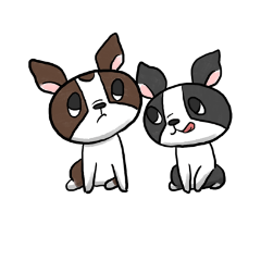 [LINEスタンプ] ウーピーとモー子