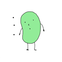 [LINEスタンプ] おマメさん