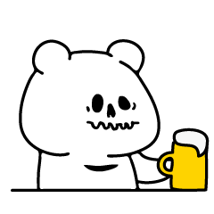 [LINEスタンプ] ビアベア / BEER BEAR