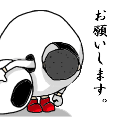 [LINEスタンプ] 着ぐるみ日本男児！雪だるまver.