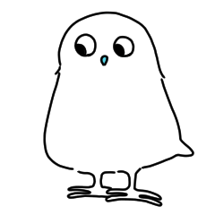 [LINEスタンプ] めがあわないとり