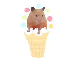 [LINEスタンプ] ハムスター☆みるくプリンの日常2