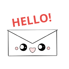 [LINEスタンプ] 可愛いお手紙セット