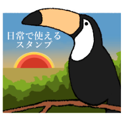 [LINEスタンプ] 陽気なオオハシさん