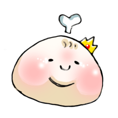 [LINEスタンプ] まんじう KING