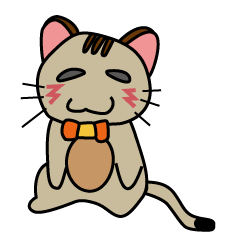 [LINEスタンプ] ほんわか癒し猫♪